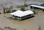 Flooded house at Rosewood